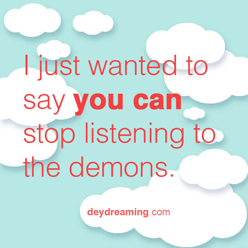 deydreaming Cloud Thoughts motivational quote