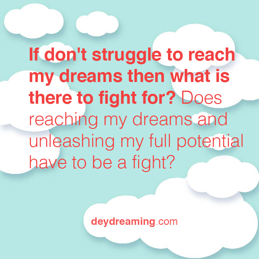 full potential have to be a fight