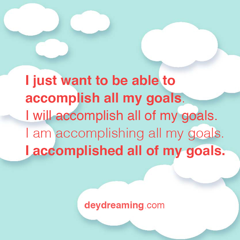 I just want to be able to