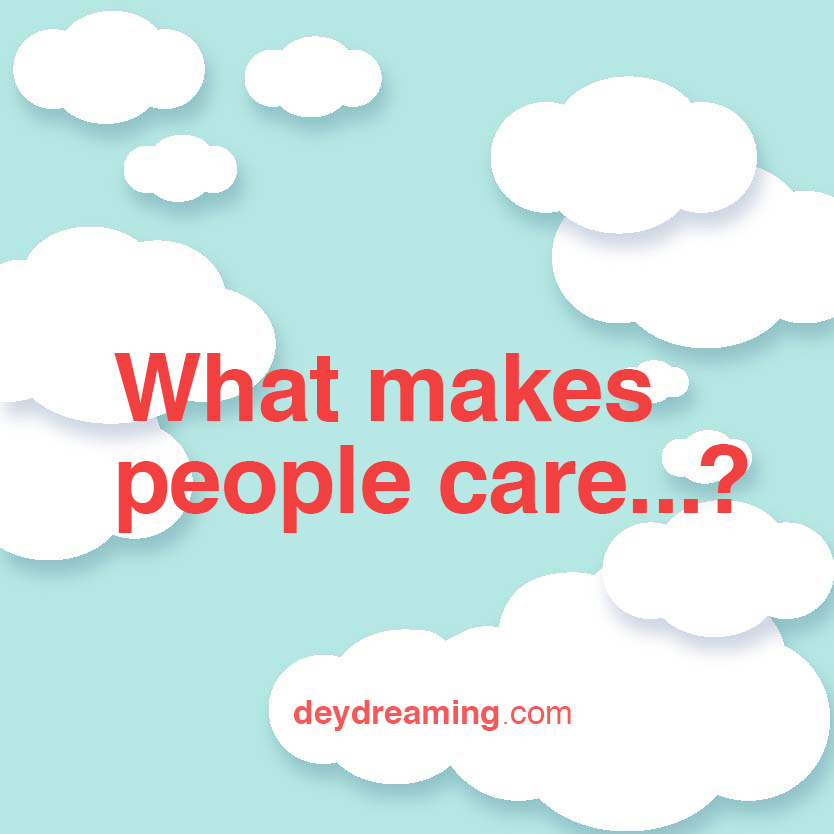 what makes people care